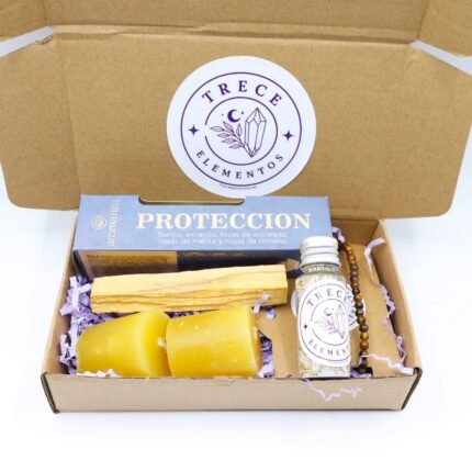 Pack Proteccion Energetica con Ojo de Tigre y Palo Santo