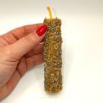 Vela de Cera de Abeja y Lavanda