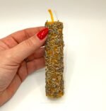 Vela de Cera de Abeja y Lavanda