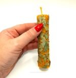 Vela de Cera de Abeja y Laurel