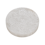 Base Redonda de Selenita Rangoli 10 cm