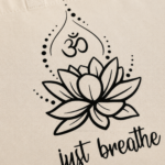 Bolsa reutilizable Just Breathe para yoga y meditacion