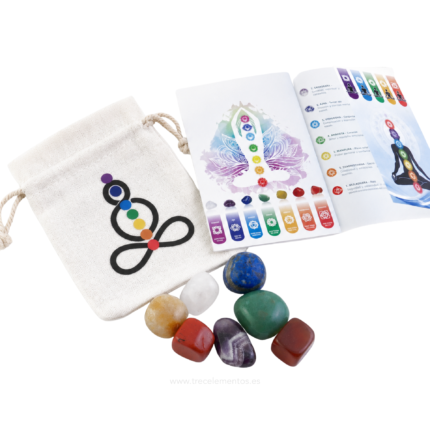 Kit 7 Chakras con Bolsa y Guía