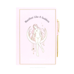 Cuaderno Energia de la Diosa con Boligrafo de Cuarzo Rosa