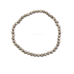 pulsera de pirita facetada 4 mm