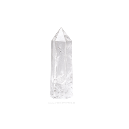 Punta Pulida Mediana de Cuarzo Cristal