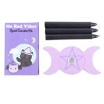 Kit de velas ritual No Bad Vibes con 12 velas negras