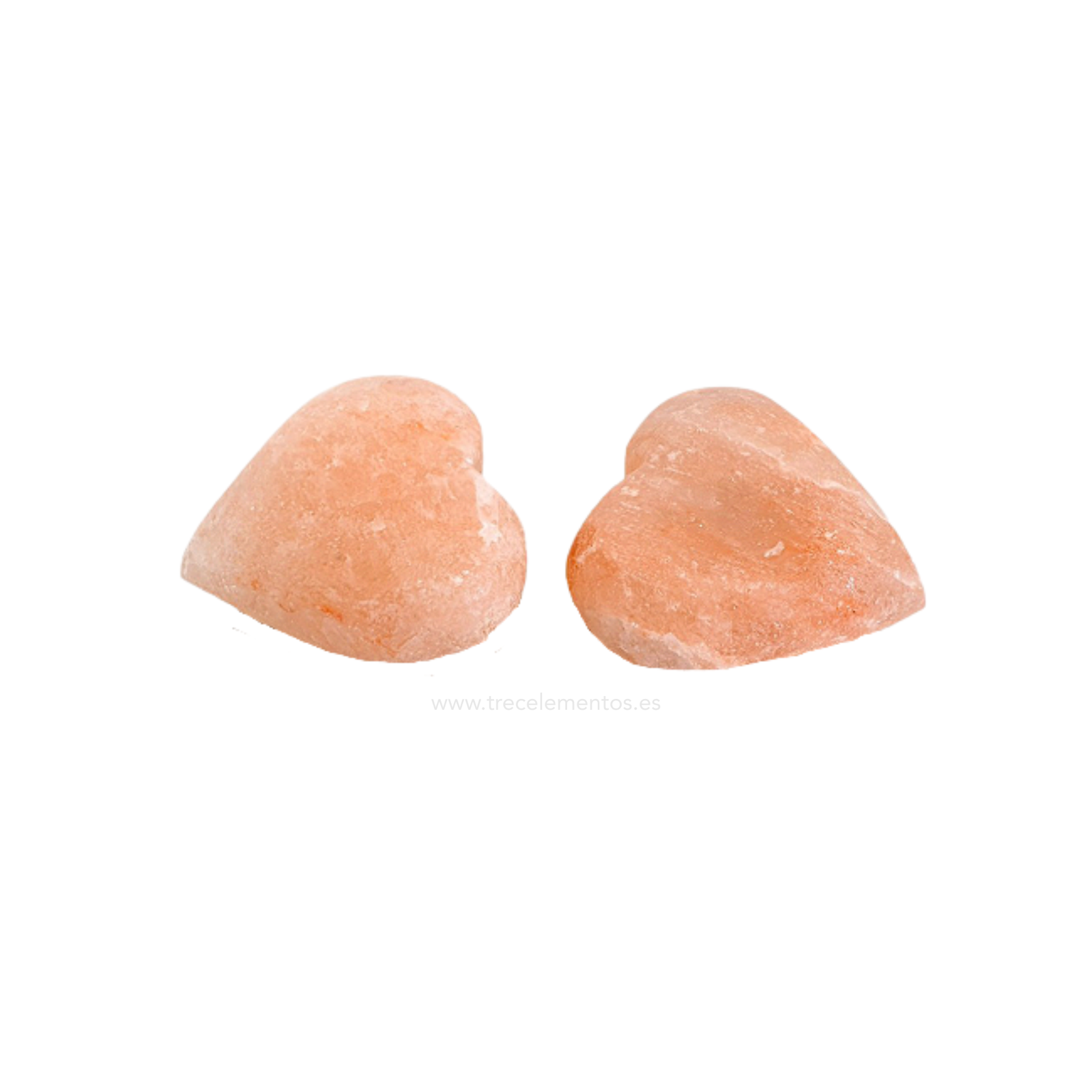 CORAZON SAL HIMALAYA Corazón de Sal del Himalaya 7 cm en tonos rosados