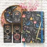 Platito decorativo Midnight Bloom para joyas y cristales