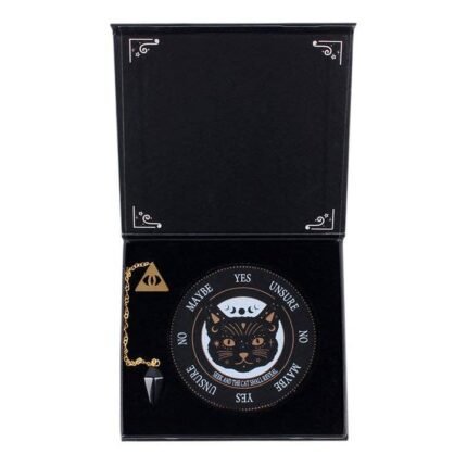 Kit pendulo Obsidiana Black Cat Magick en caja