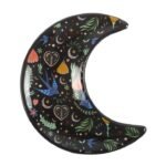 Platito luna creciente para joyas y minerales