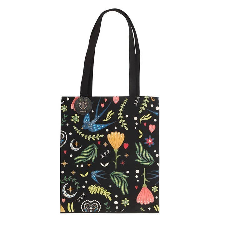 midnight-bloom-polycotton-tote-bag-3 Tote bag mística Midnight Bloom con lunas y golondrinas