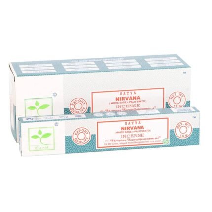 Caja de incienso Satya Nirvana White Sage y Palo Santo