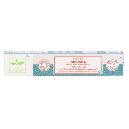 Incienso Satya Nirvana de salvia blanca y palo santo 15 g